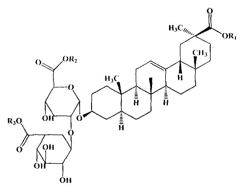 Preparation method of ammonium 18alpha,beta-H-glycyrrhetate and hydrate thereof