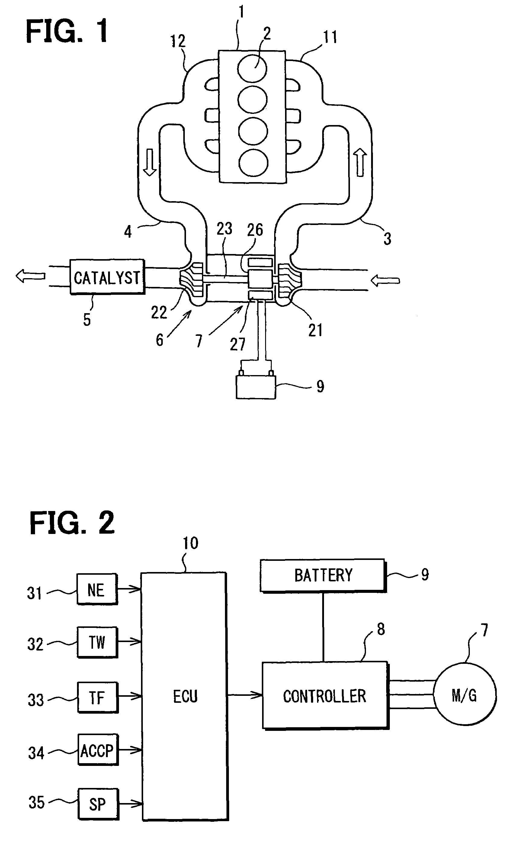 Supercharging pressure controller for engine