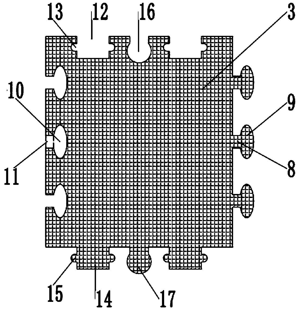 Heat-insulation and fire-resistant composite plate based on rock wool belts as core materials and processing technology thereof