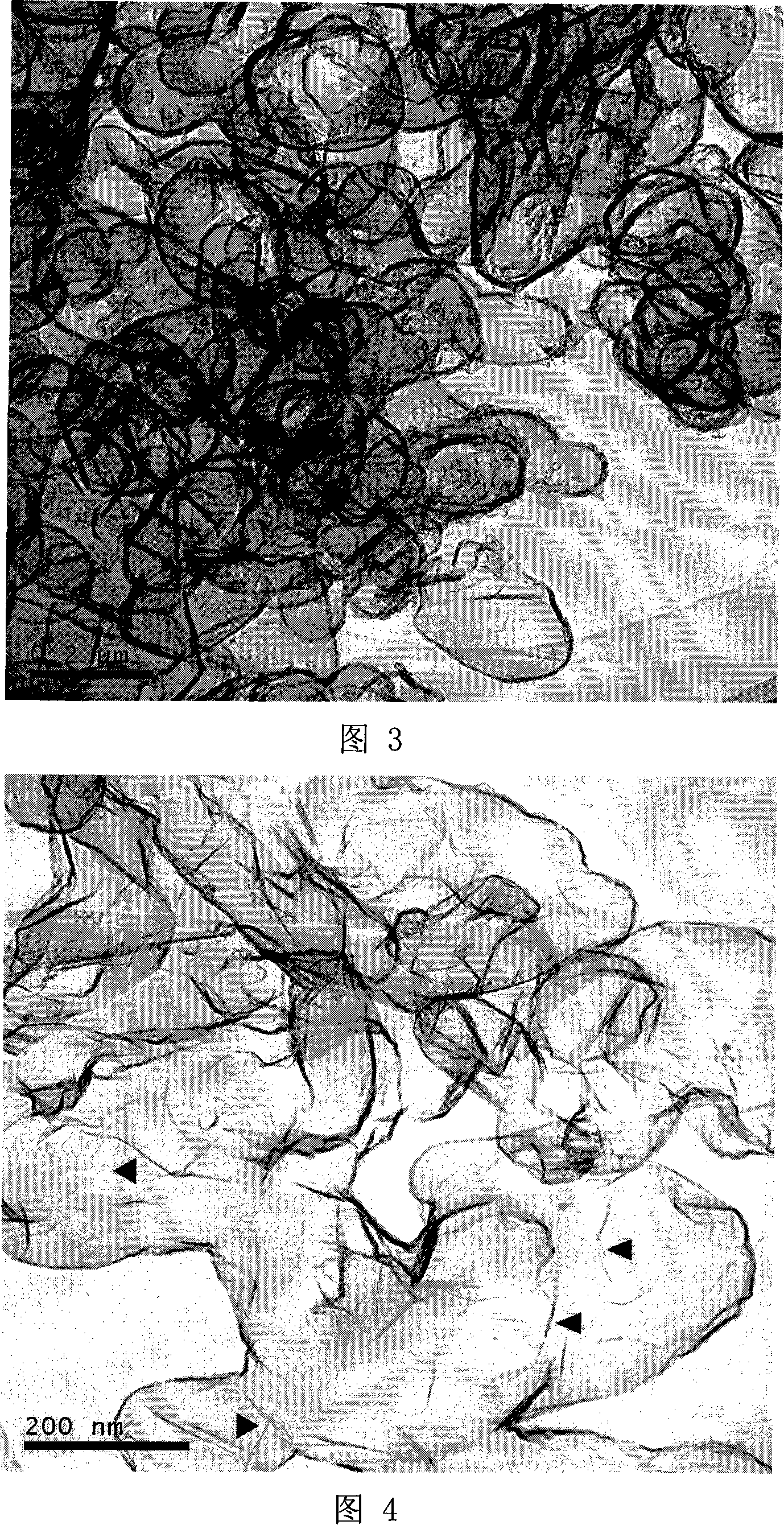 Method for preparing two-dimension single layer plumbago alkene