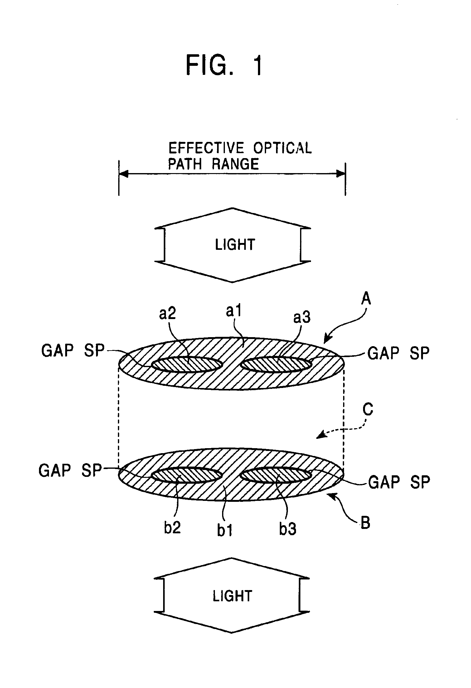 Aberration correcting optical unit, optical pickup apparatus and information recording/reproducing apparatus with single and multi-layer electrodes