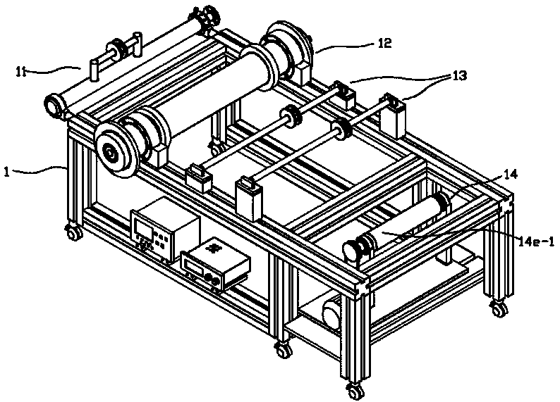 Energy-saving environmental-friendly anti-deviation automatic enameled wire winding device