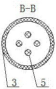 Damping device for inhibiting windage yaw of transmission line insulators