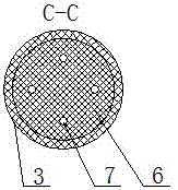 Damping device for inhibiting windage yaw of transmission line insulators