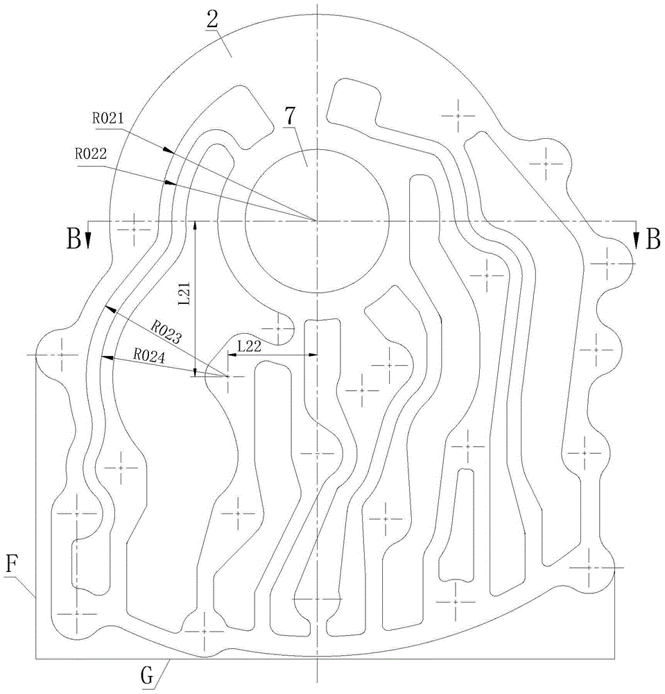 A processing method for parts with multiple non-processing surfaces