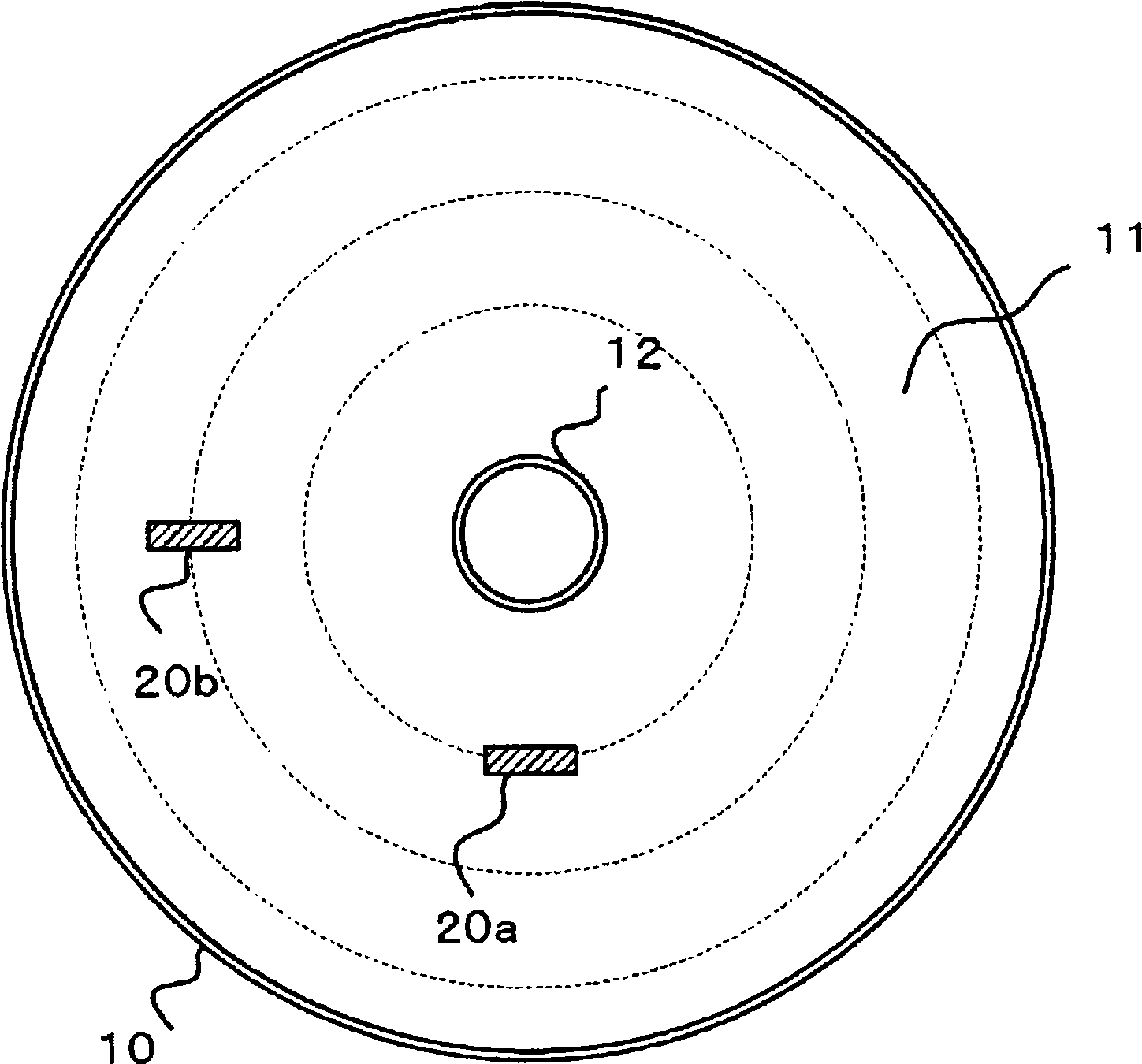 Method for generating pattern with pseudo-stain and optical test disk