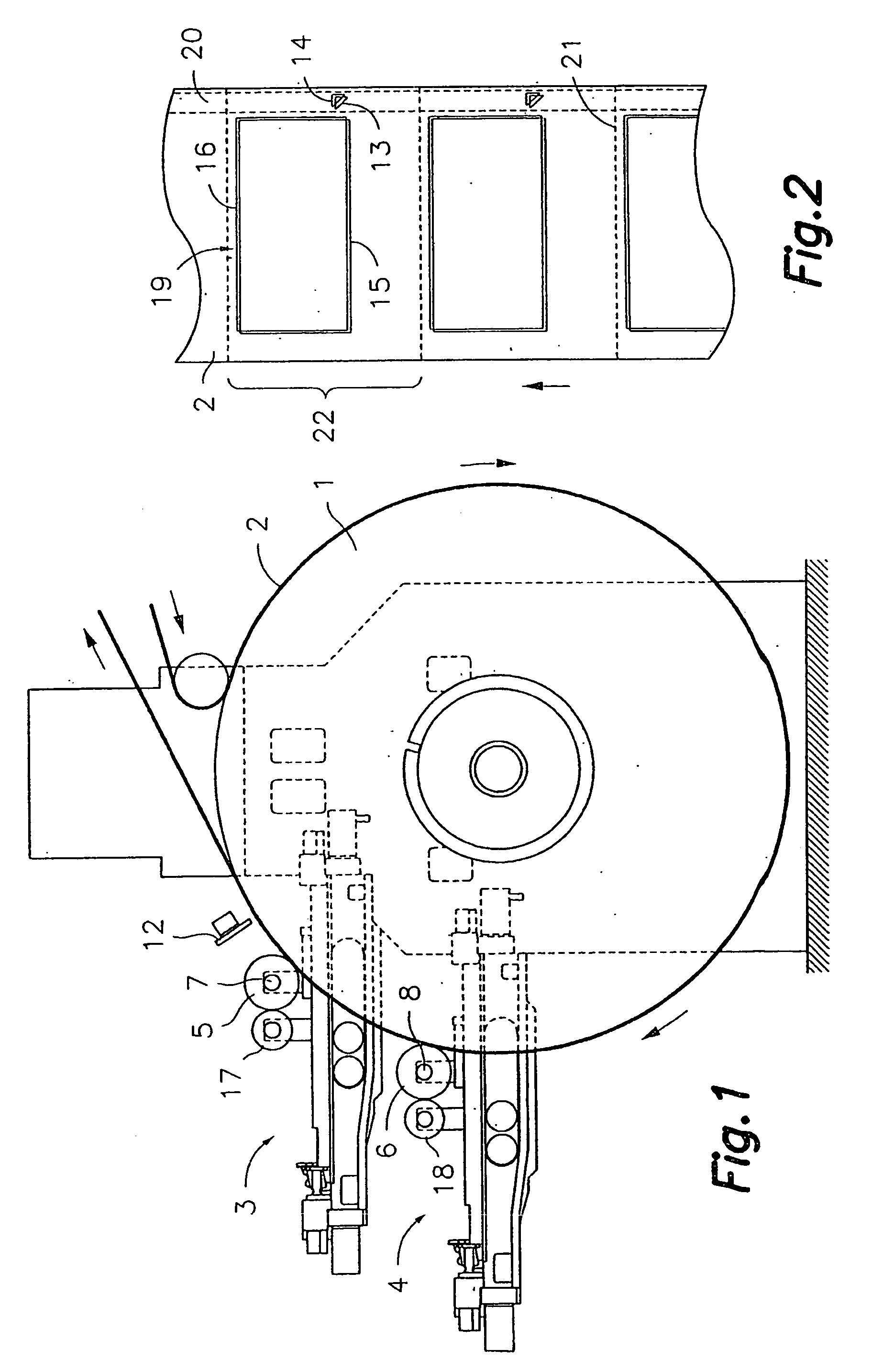 Method of registering different colours in flexography, and flexographic printer comprising a device for implementing said method