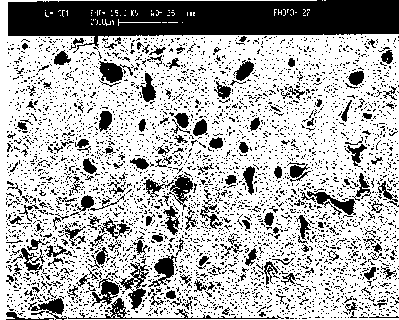 High carbon high-speed steel of containing granular carbide, and preparation method