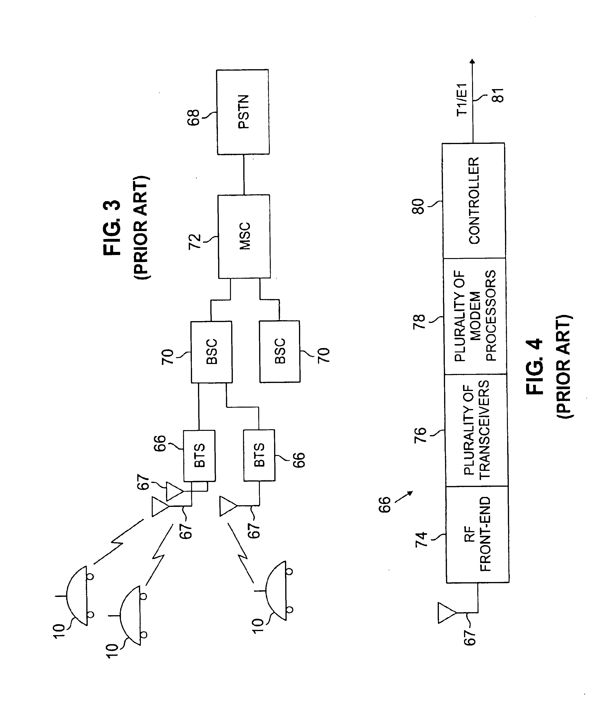 Distributed architecture for a base station transceiver subsystem having a radio unit that is remotely programmable