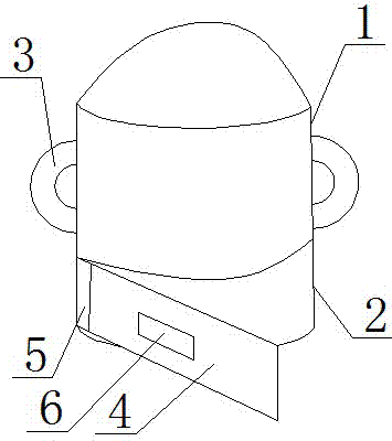 Electric cooker with handles and storage box