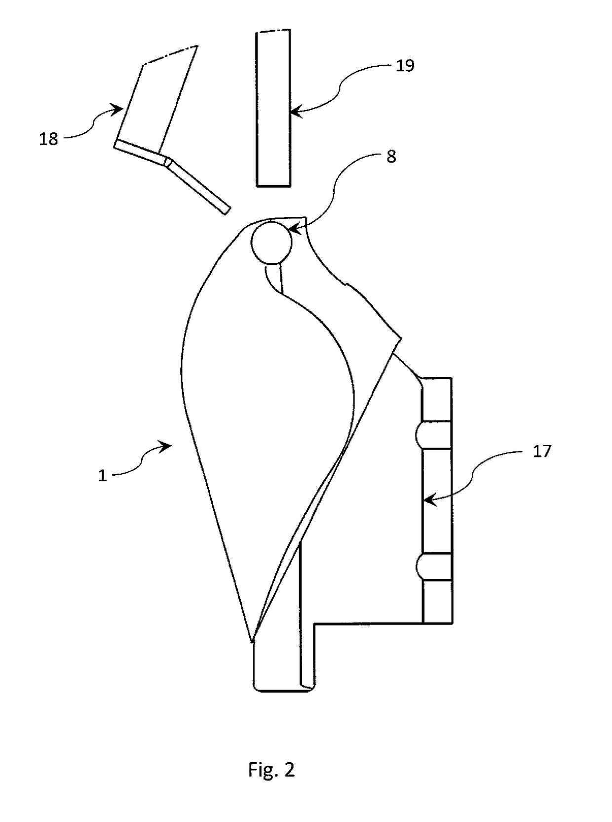 Method and device for processing a carcass part of slaughtered poultry in a processing line