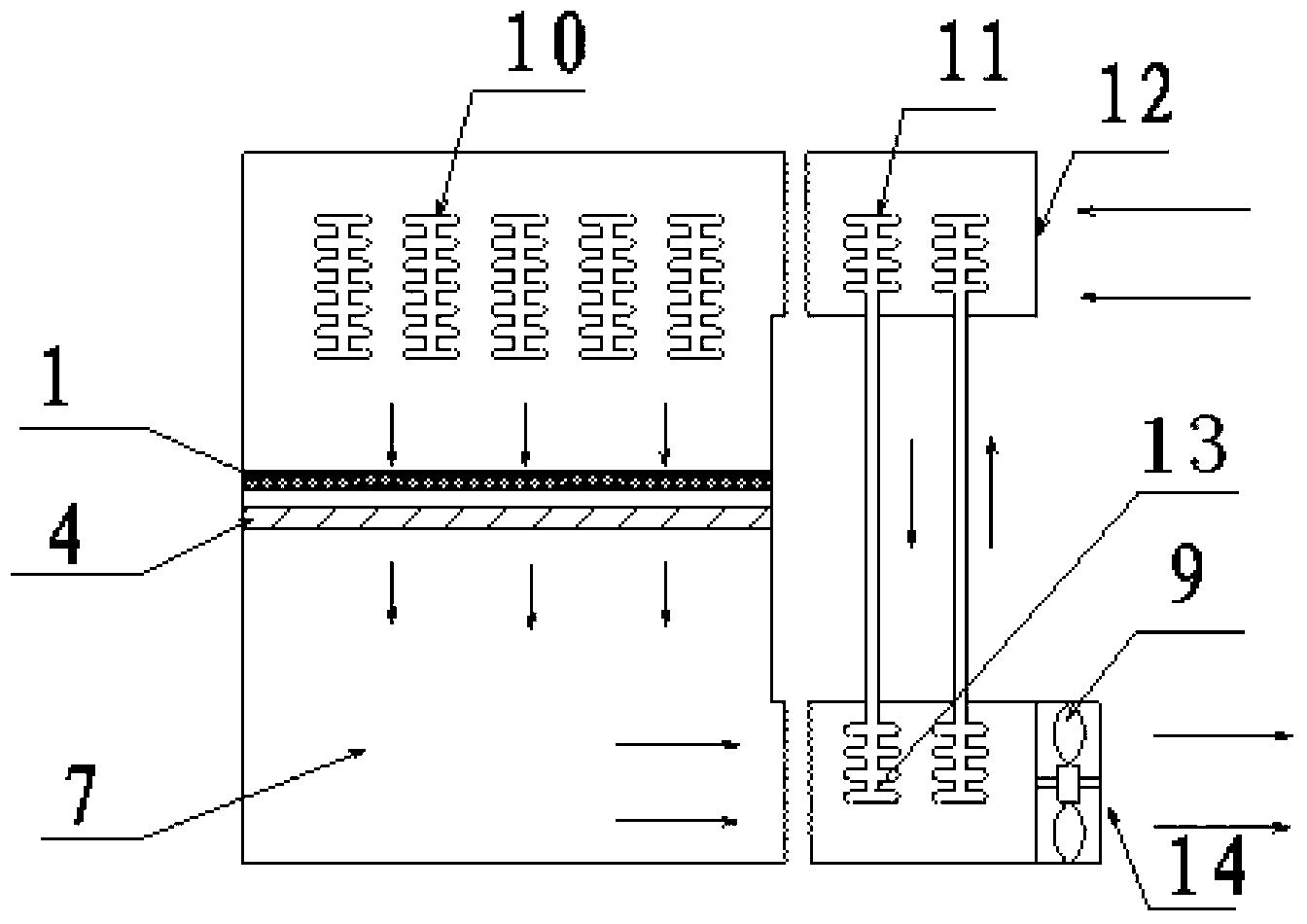 Method for manufacturing tobacco sheet taking substrate as carrier through dry paper making method