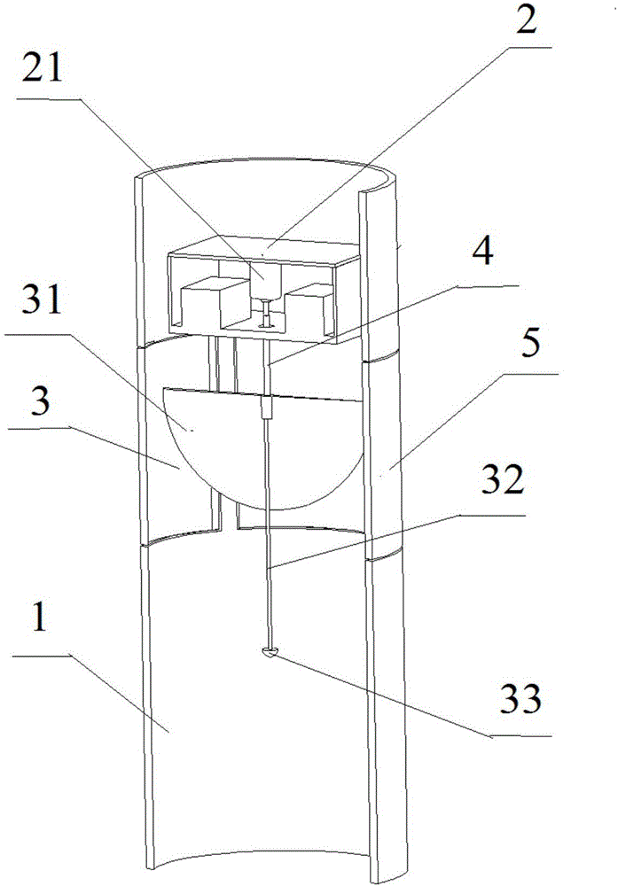 Plumb bob measurable deflection angle device