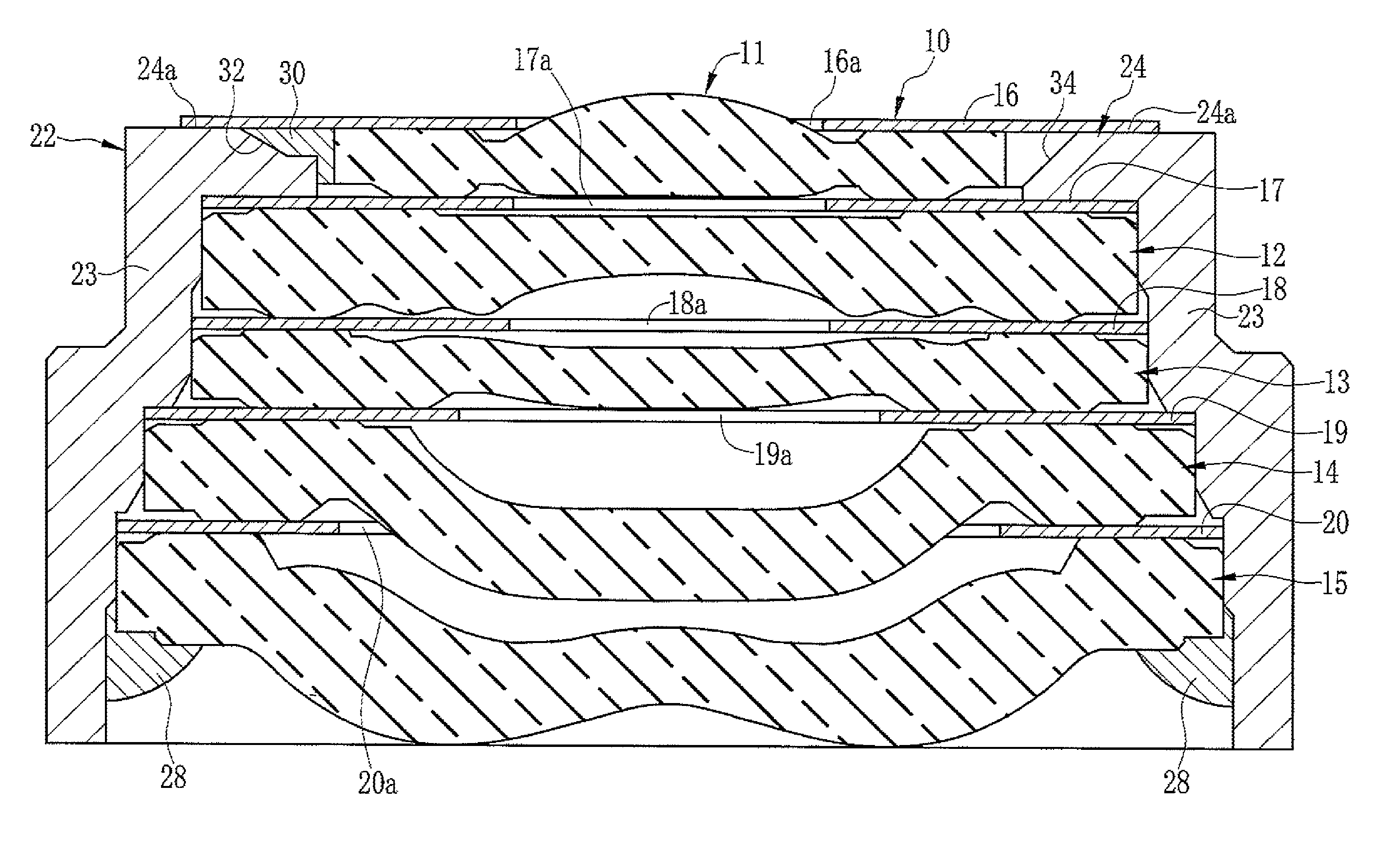 Lens unit and method for manufacturing the same