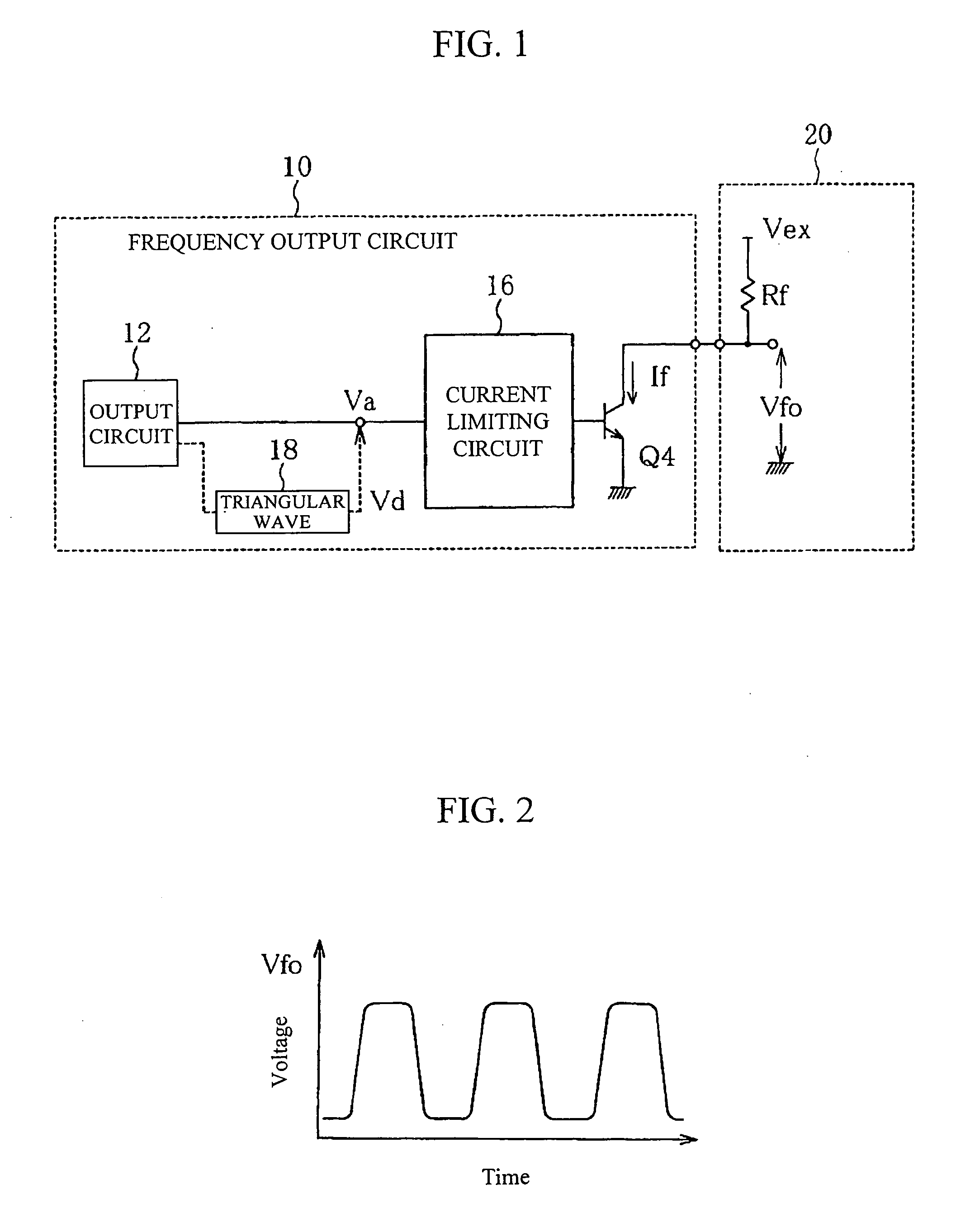 Frequency output circuit