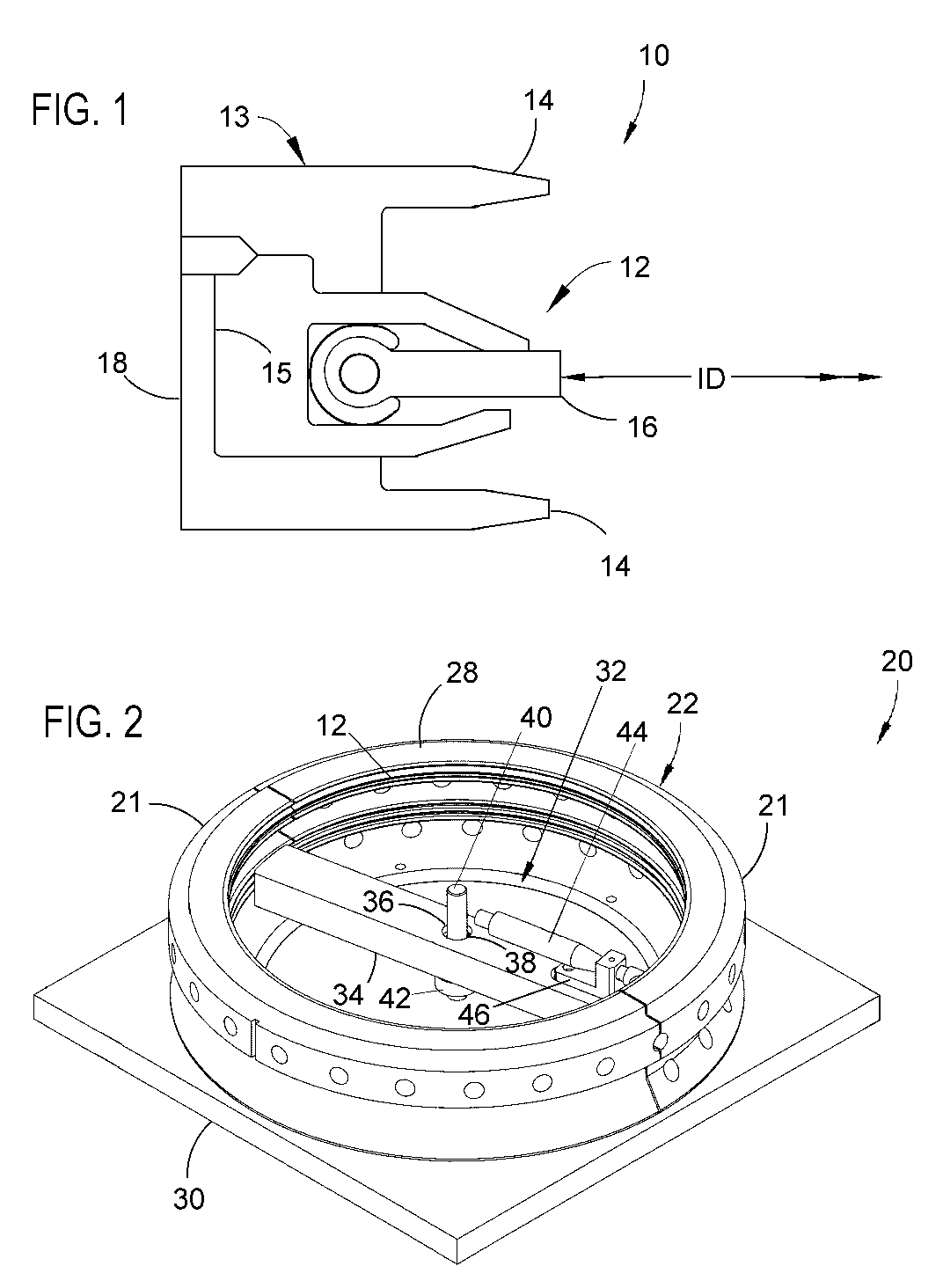 Fixture and inspection method for an annular seal