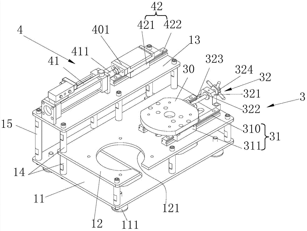 Magnetically-shielded combined type friction-abrasion testing machine