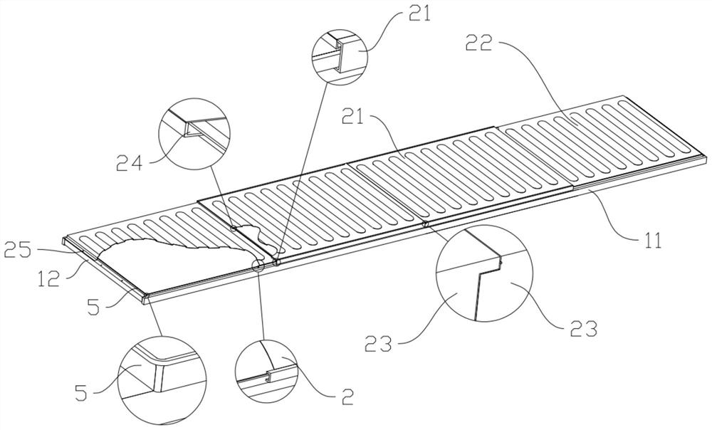 Self-unloading and self-weighing multipurpose container with folding top door and doors opening on two sides