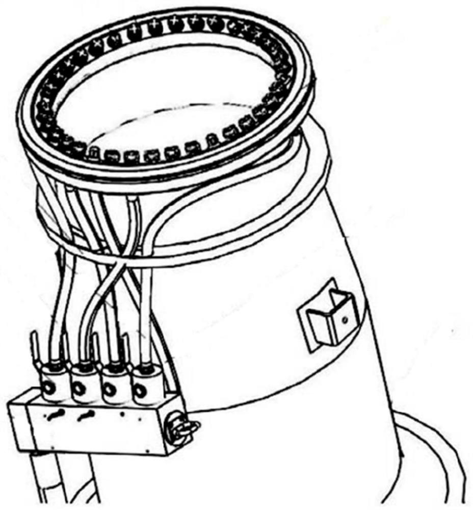 Water supply and air supply control system of vehicle-mounted snowmaker and vehicle-mounted snowmaker adopting water supply and air supply control system