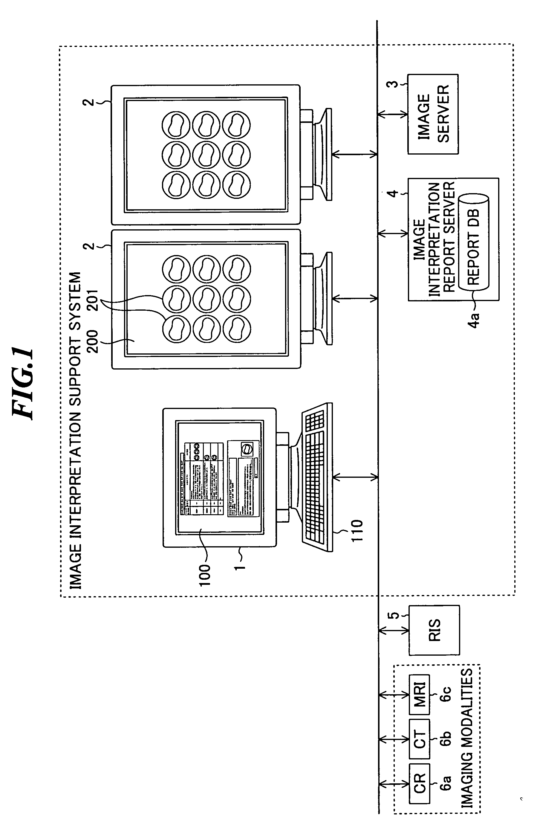 Image interpretation support system