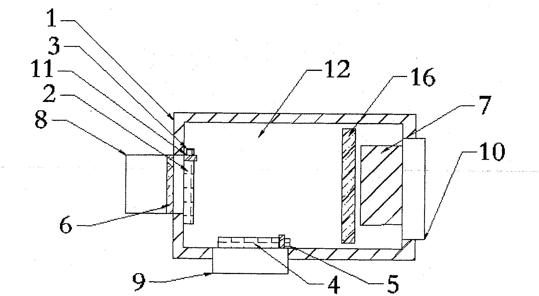 Air mixing type air conditioner and control system thereof