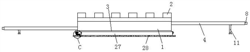 SQ wood pallet for logistics packaging of automobile parts