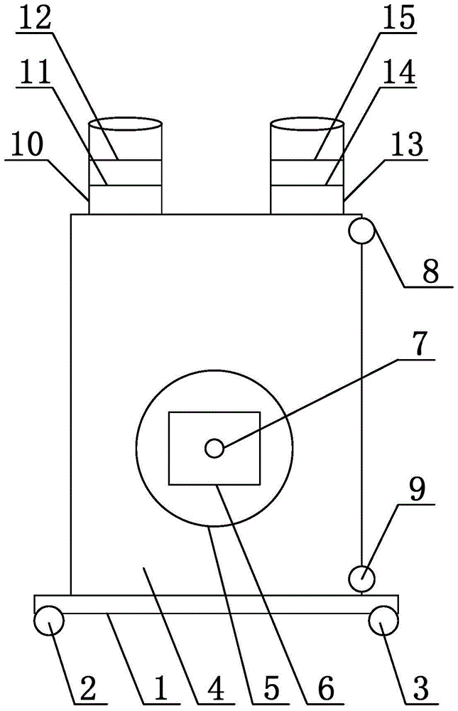 A pressure vessel cleaning device