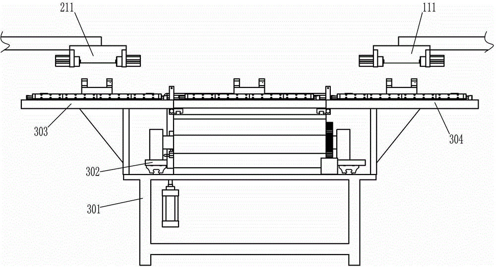 Crystal blank automatic grinding polishing system and docking mechanism thereof