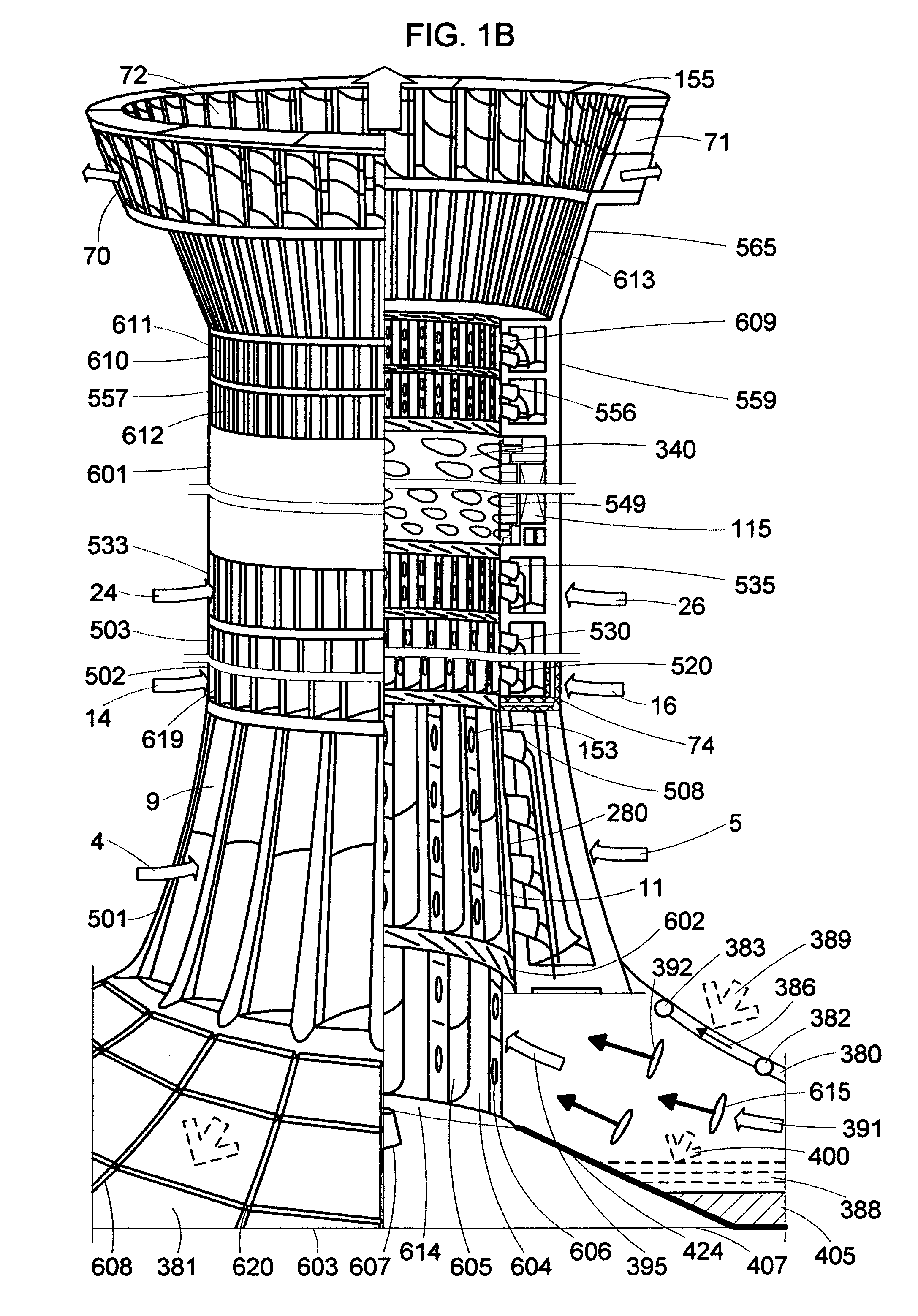 All-weather energy and water production via steam-enhanced vortex tower