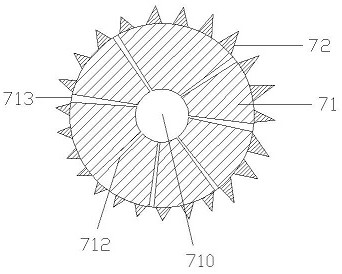 Cutting device for producing water sample detection sampling pipe