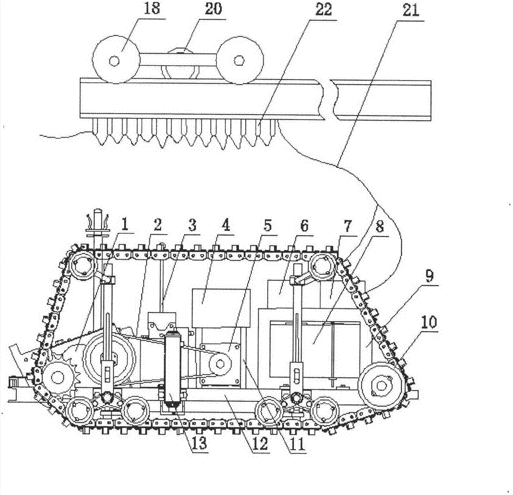 Dual-power remote control electric tractor for greenhouses