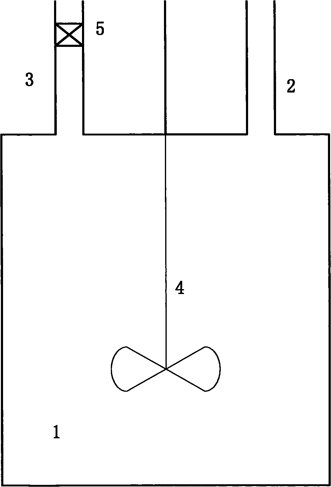 Method for reacting gas and solid particles