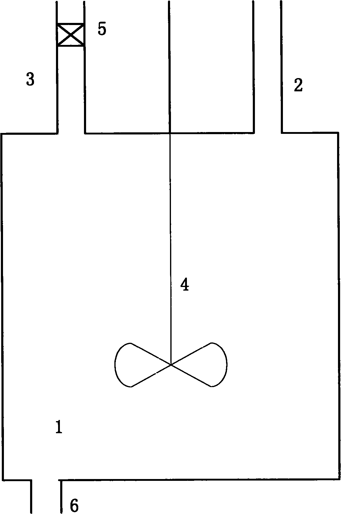 Method for reacting gas and solid particles