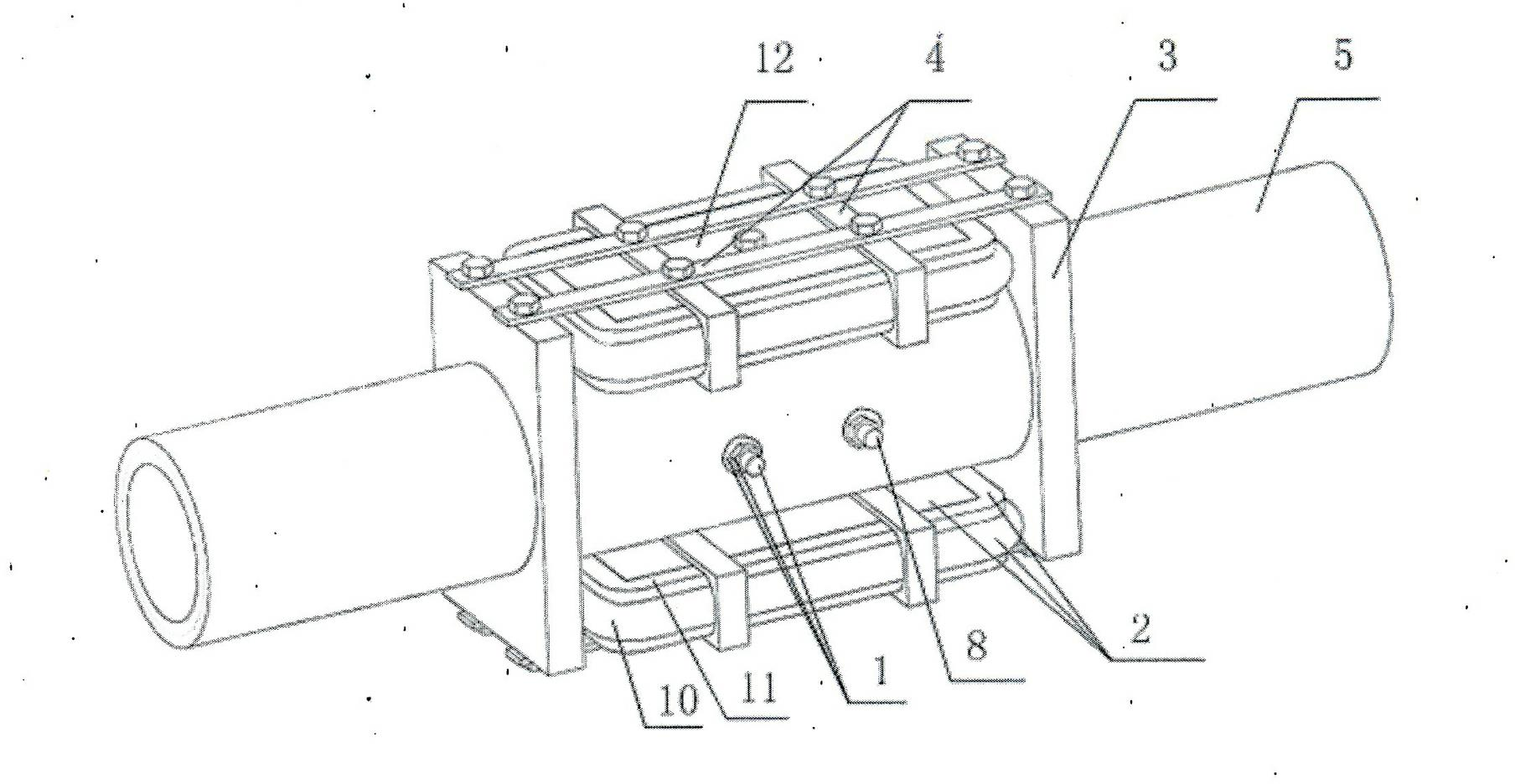 Flowmeter sensor based on electromagnetic correlation method