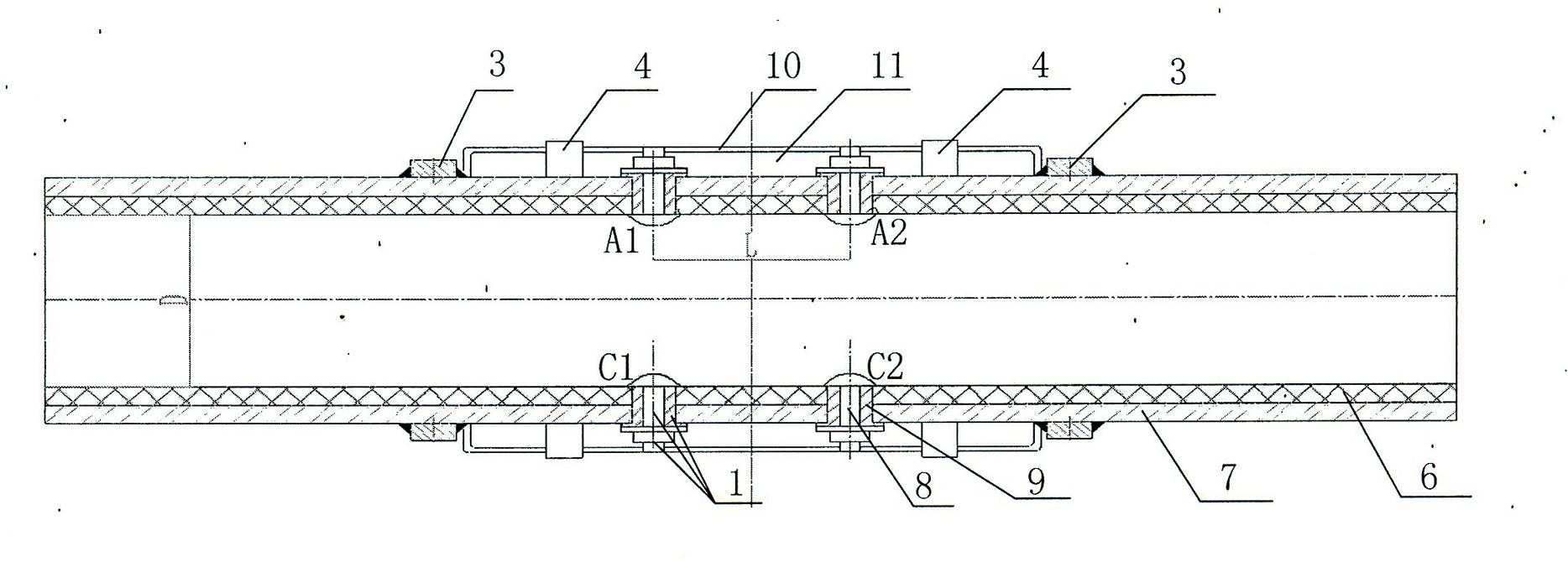 Flowmeter sensor based on electromagnetic correlation method