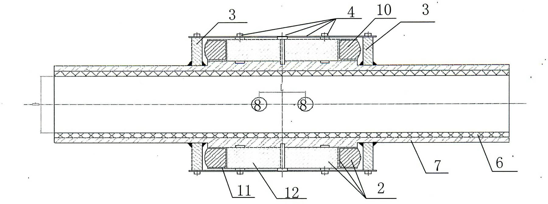 Flowmeter sensor based on electromagnetic correlation method