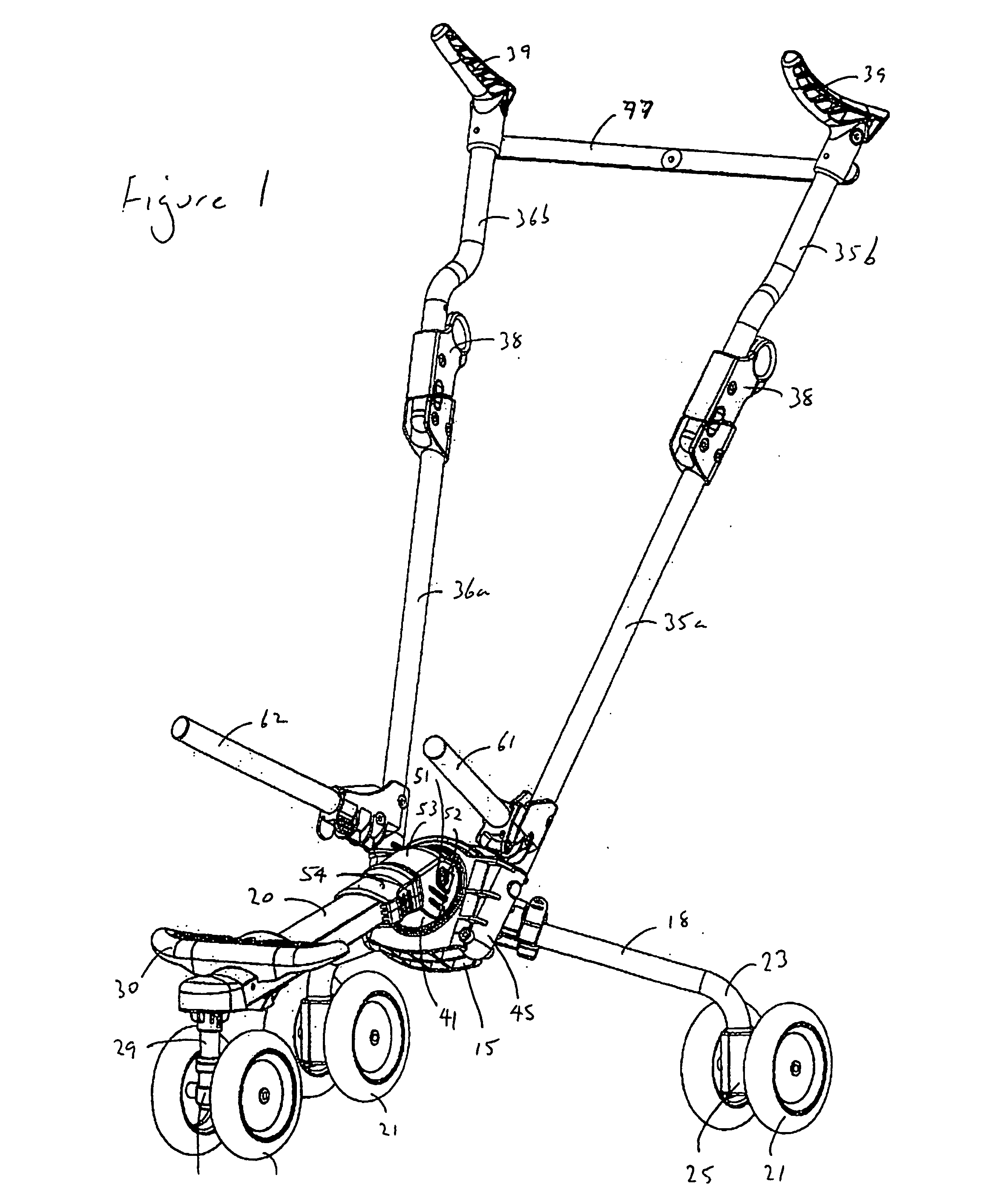 Collapsible supporting structure