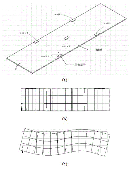 Piezoelectric elastic wave deicing method