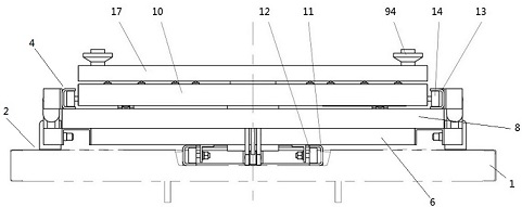 Hydraulic loading and unloading system and automatic obstacle erecting vehicle