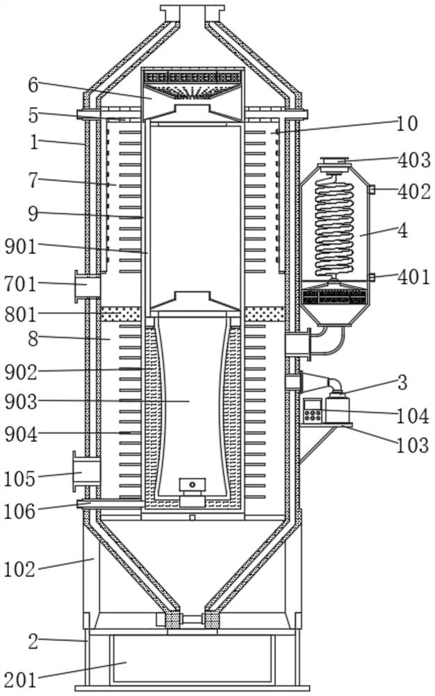 System for preheating coal gas or air of blast furnace hot blast stove by using waste heat of ascending pipe