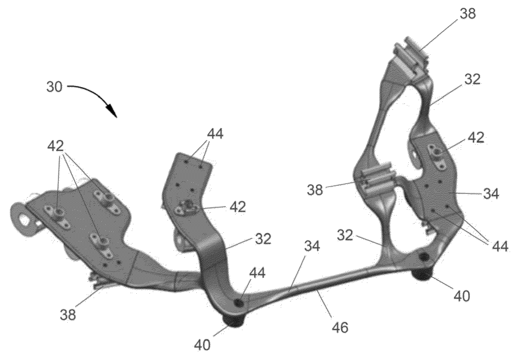 Secondary structures for aircraft engines and processes therefor