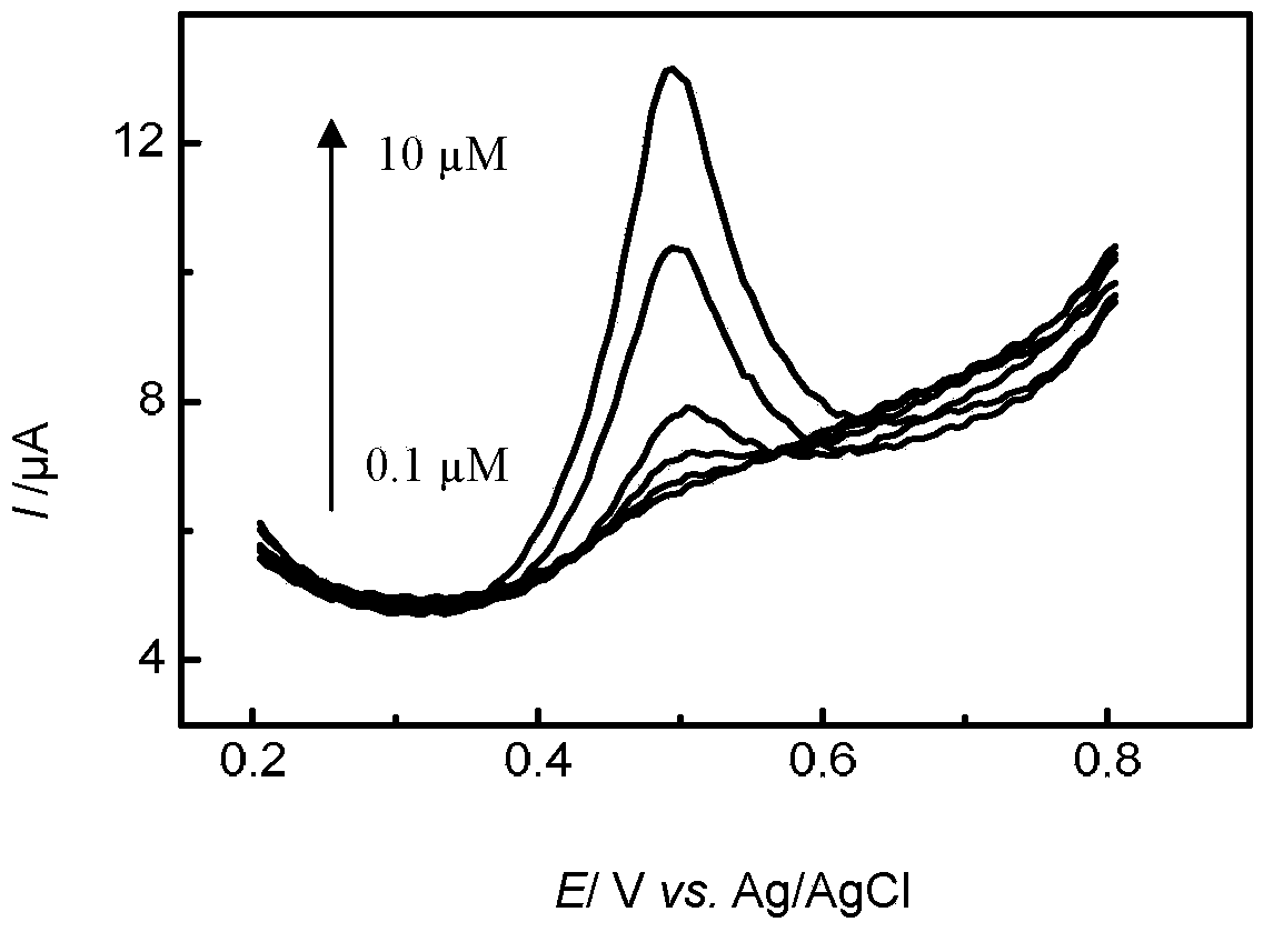 Electrochemical sensor for detecting bisphenol A, preparation method and application thereof