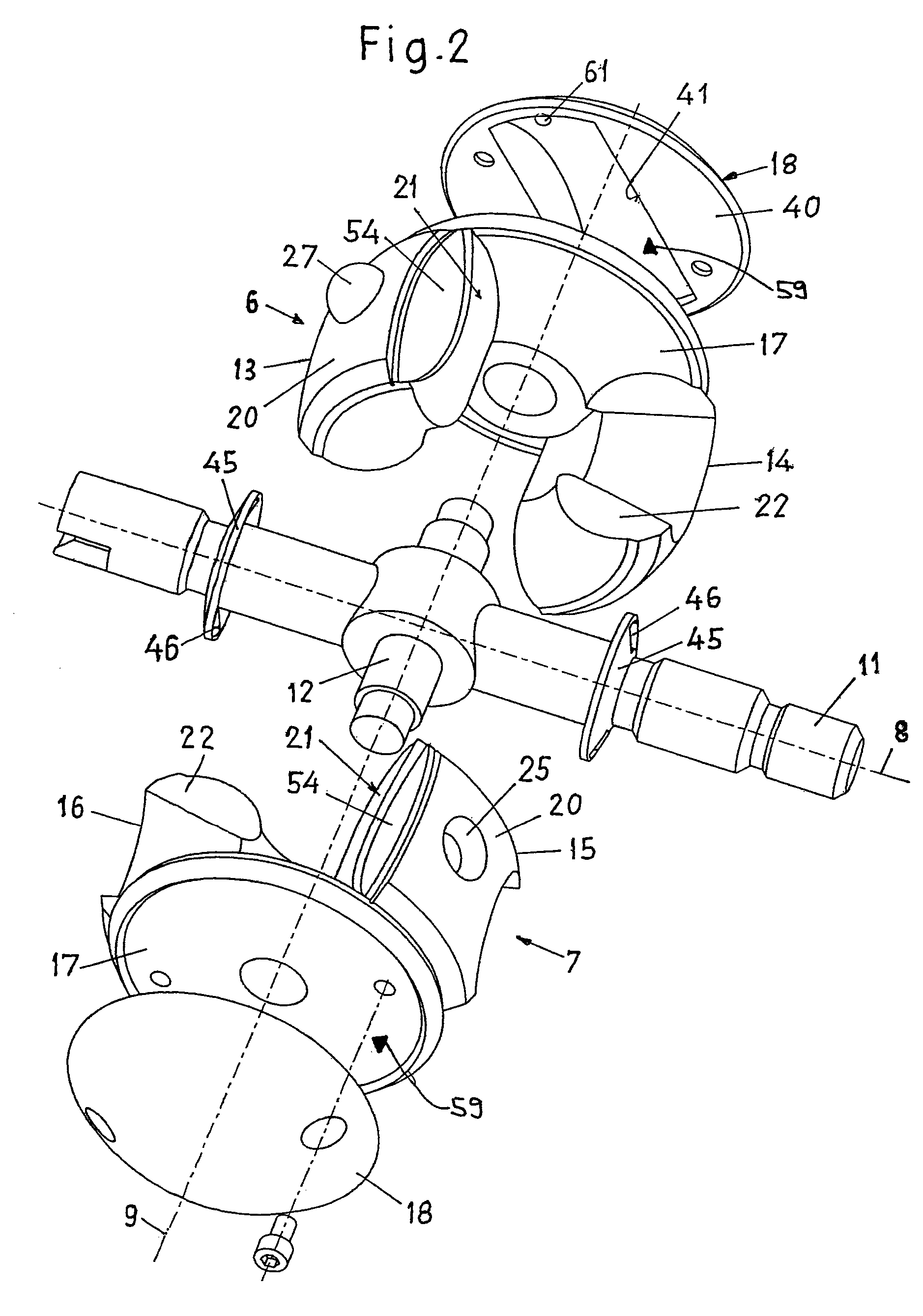 Rotary-piston engine and vehicle comprising an engine of this type