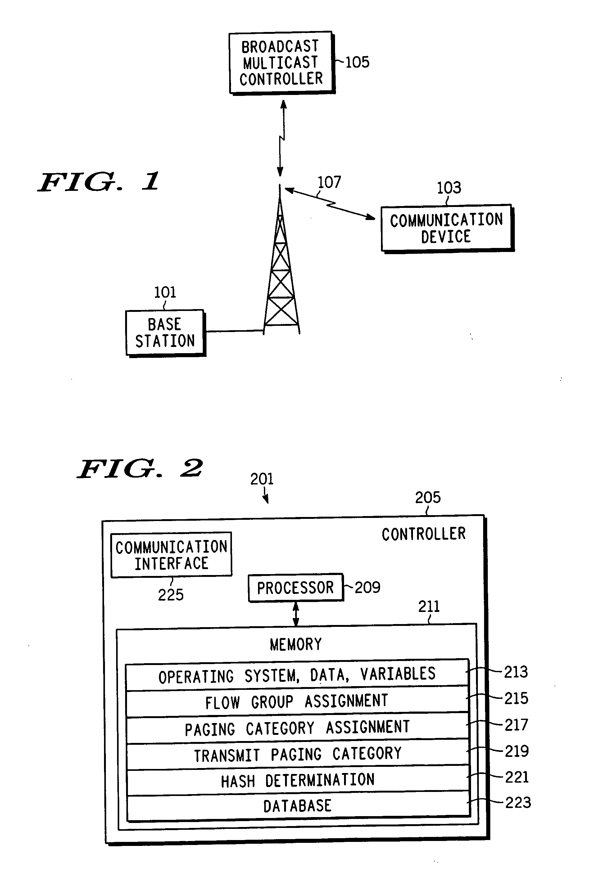 Paging for broadcast and multicast services