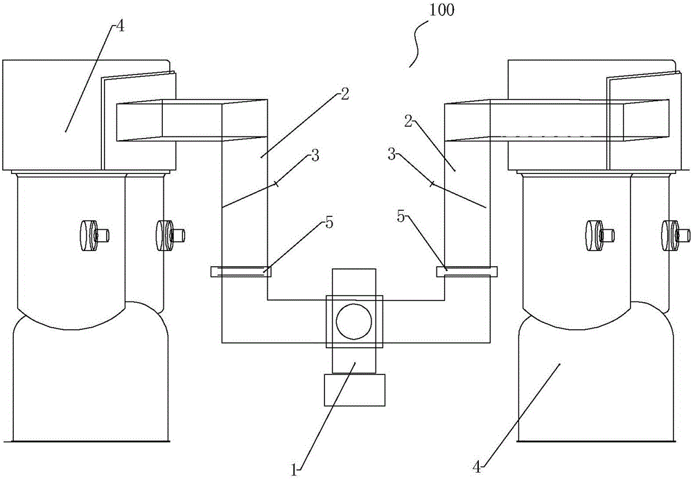 Device and method for reducing nitrogen oxide generated by coke oven