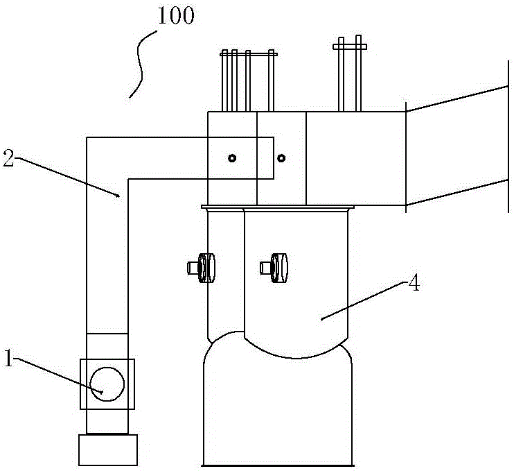 Device and method for reducing nitrogen oxide generated by coke oven