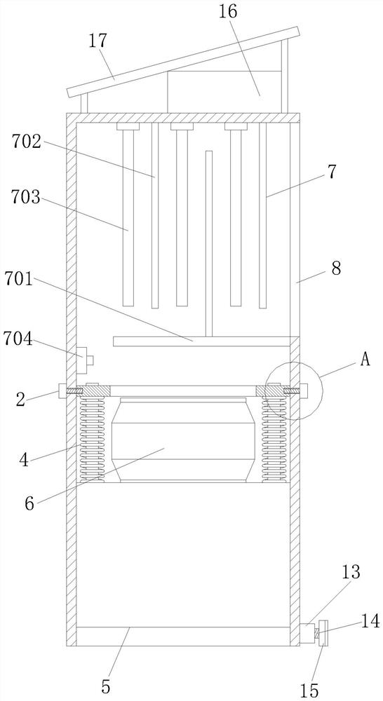 Efficient ventilation structure for steel structure workshop