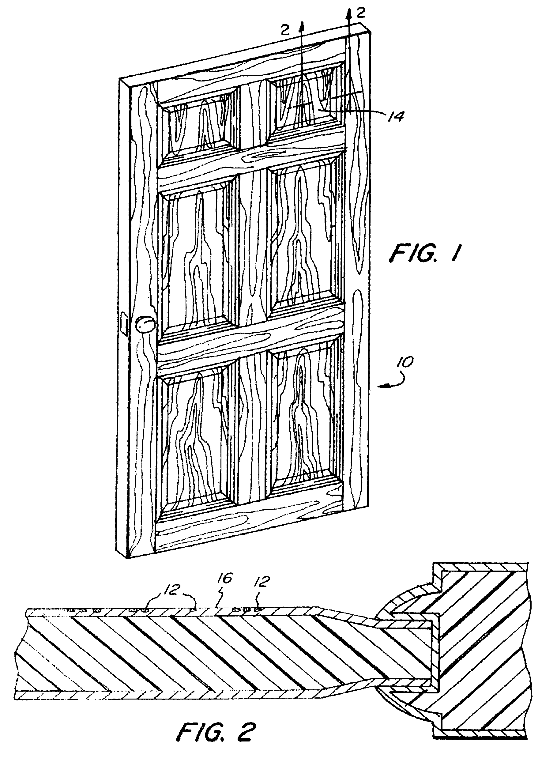 Wood graining process