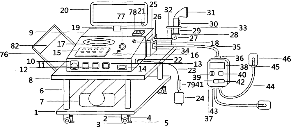 Bone injury pulse current therapeutic apparatus