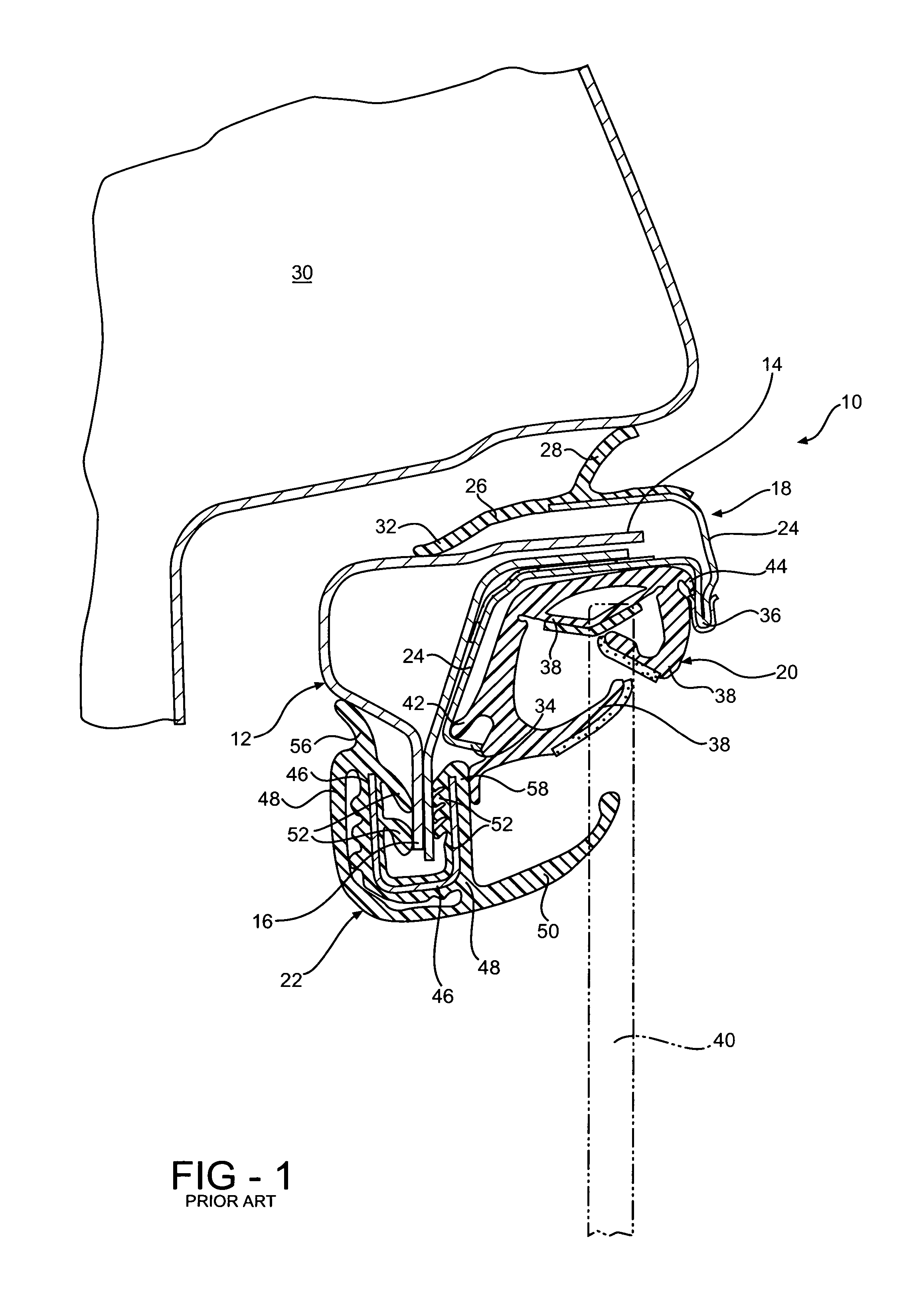 Seal and molding assembly